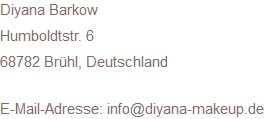 Kontaktdaten von Diyana Barkow