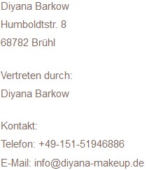 Kontaktdaten und Angaben zum Impressum